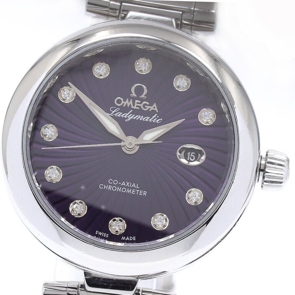 OMEGA De Ville Ladymatic 425.30.34.20.60.001 11P Diamond AT Ladies Watch_862639